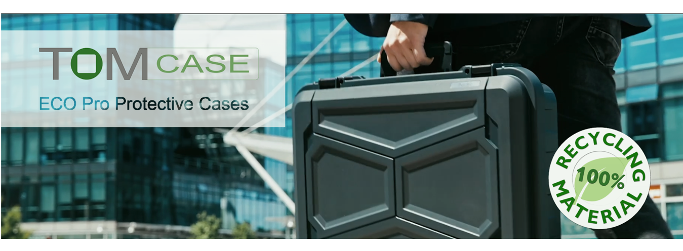 Nachhaltig unterwegs – Die neue ECO Pro Serie von TOMcase aus 100 % recyceltem Material