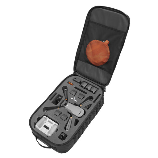 Großer, robuster Drohnenrucksack mit passgenauem Inlay für DJI Mavic 3 Pro und Zubehör, kompakt, stoßfest und ideal für den Transport.