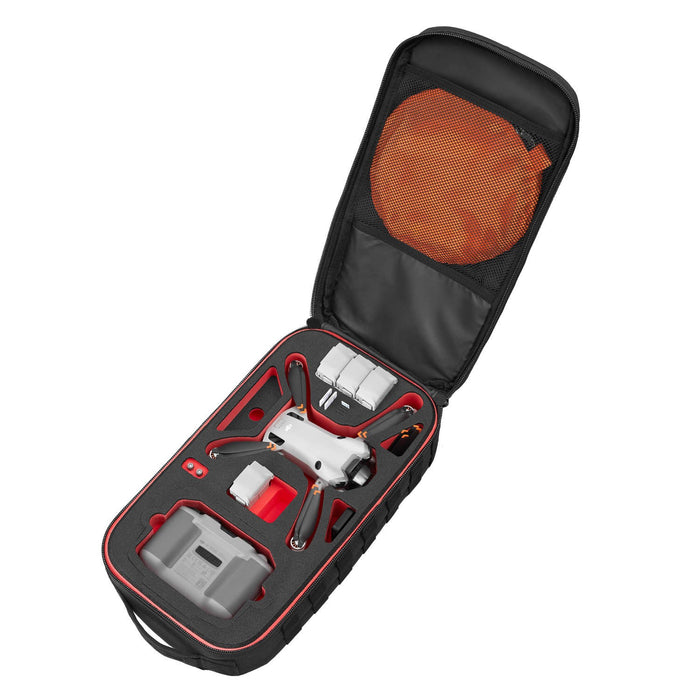 TOMcase Drohnenrucksack für DJI Mini 4 Pro - "Ready-to-Fly"