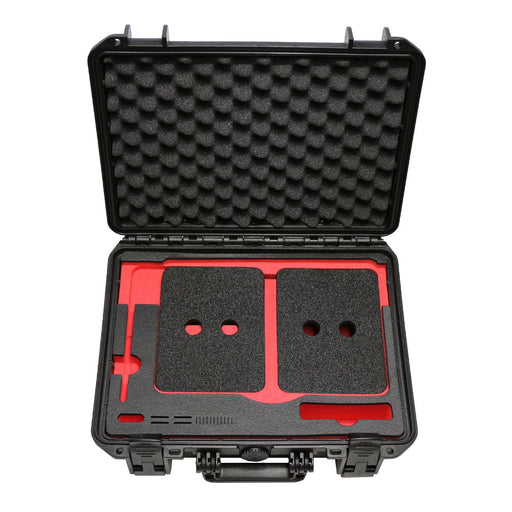 Wasserdichter Transportkoffer mit passgenauer Schaumstoffeinlage für Apple MacBook 13 Zoll und Zubehör, stoßfest und sicher für unterwegs. Ohne MacBook.