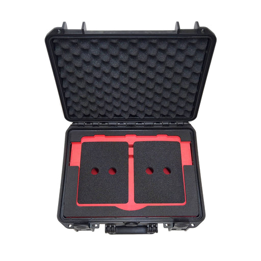 Wasserdichter Transportkoffer mit Schaumstoffeinlage für Apple MacBook 14 Zoll und Zubehör, stoßfest und sicher für unterwegs. Ohne MacBook.