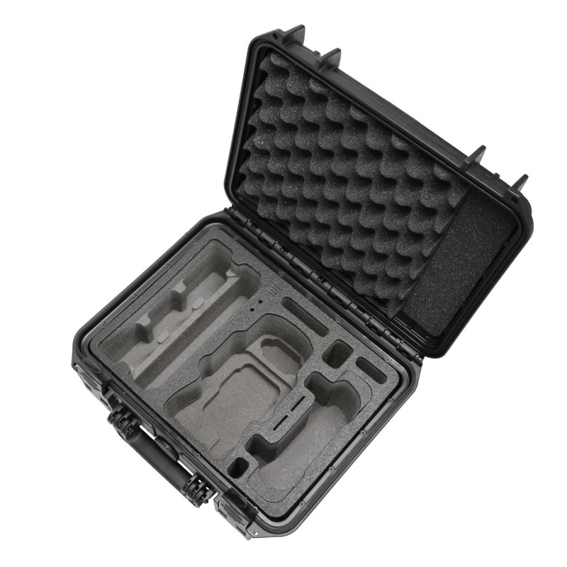 Smart/Standard Controller Mavic Air 2 Black Made in Germany Waterproof IP67 Premium Carrying Case for DJI Mavic Air 2 / Air 2 S Travel Edition with Hardfoam Inlay for Fly More Combo
