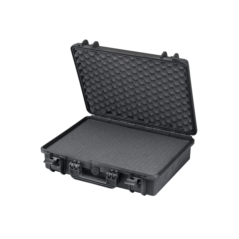 Hard case with cube foam