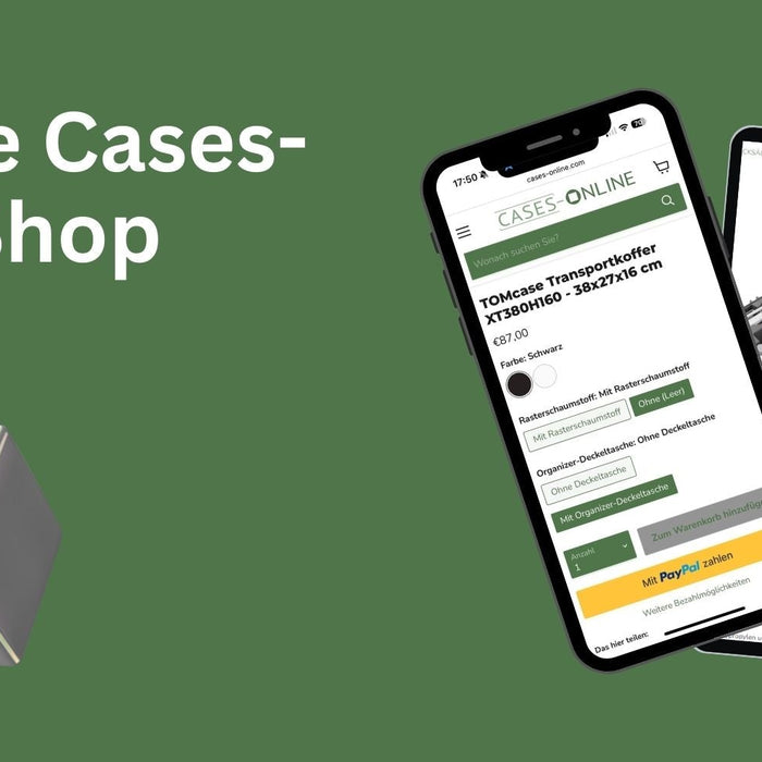 So clever wie unsere Koffer - der neue Cases-Online-Shop ist da!