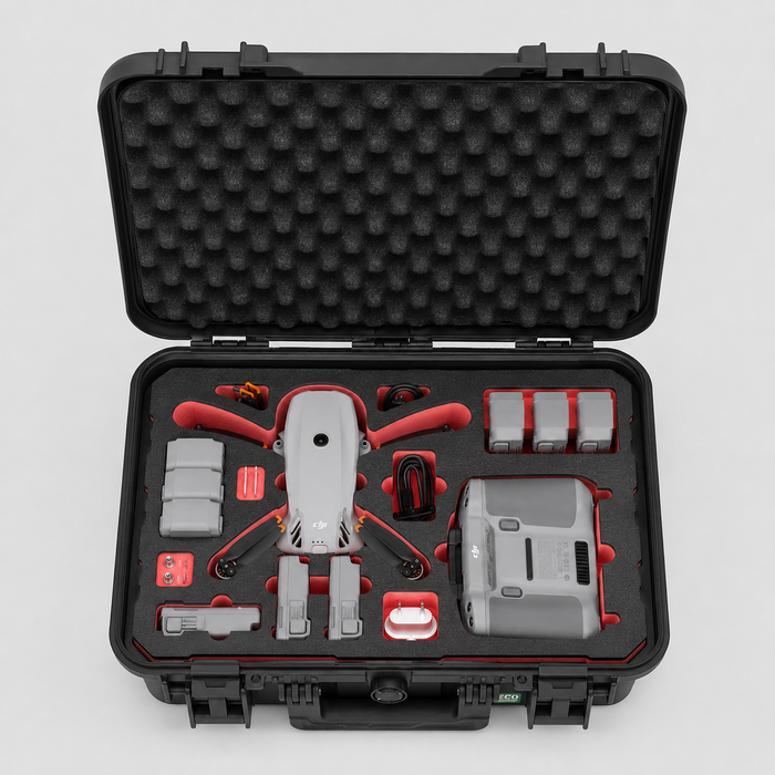 TOMcase Drohnenkoffer für DJI Lito X1 - "Ready to Fly - Edition" - ECO