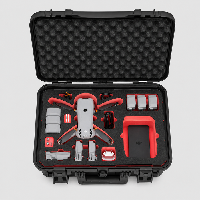 TOMcase Drohnenkoffer für DJI Lito X1 - "Ready to Fly - Edition" - ECO