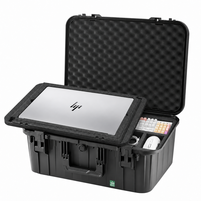 Mallette universelle ECO TOMcase pour ordinateur portable avec système d’insert modulaire 16"/17"/18" - ECO 90 / ECO 90D