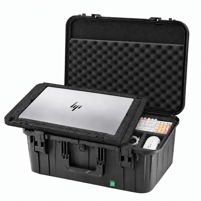 Mallette universelle ECO TOMcase pour ordinateur portable avec système d’insert modulaire 16"/17"/18" - ECO 90 / ECO 90D