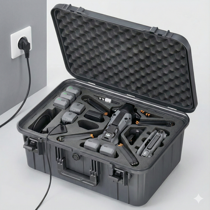 TOMcase Drohnenkoffer für DJI Mavic 4 Pro - "Ready-to-Fly" ECO-Koffer