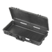 Robuster Transportkoffer in schwarz ohne Inhalt, stoßfest und wasserdicht für sicheren Schutz und Transport. Innenmaße: 80x34x14 cm.
