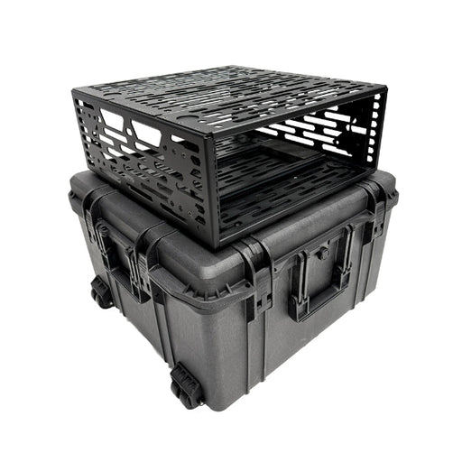 TOMcase 19 Zoll Rack-Koffer XT615 inkl. Rackrahmen wahlweise mit 2 HE oder 4 HE