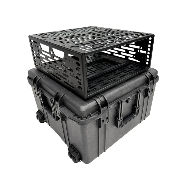 TOMcase 19 Zoll Rack-Koffer XT615 inkl. Rackrahmen wahlweise mit 2 HE oder 4 HE