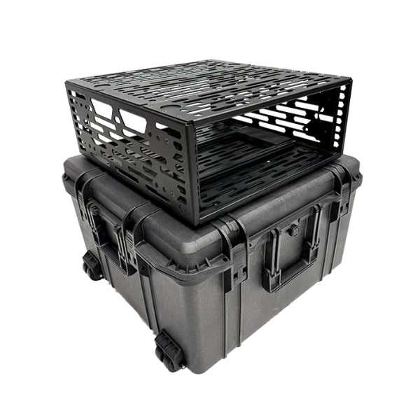 TOMcase 19 Zoll Rack-Koffer XT615 inkl. Rackrahmen wahlweise mit 2 HE oder 4 HE