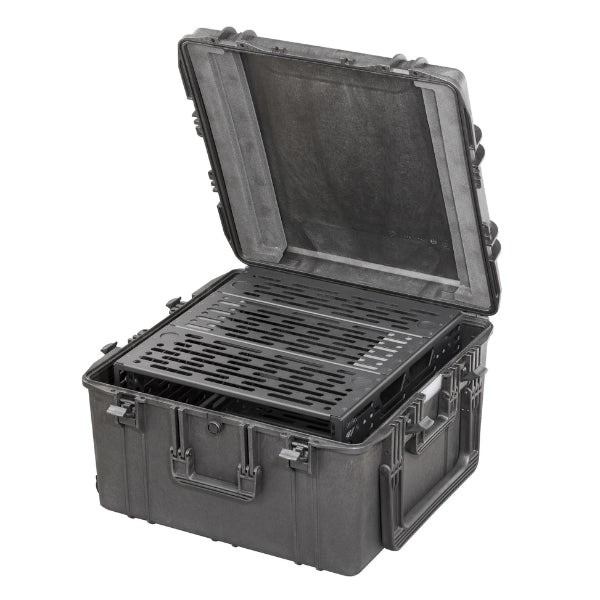 TOMcase 19 Zoll Rack-Koffer XT615 inkl. Rackrahmen wahlweise mit 2 HE oder 4 HE