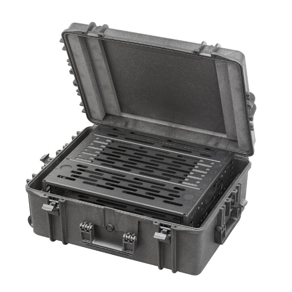 TOMcase 19 Zoll Rack-Koffer XT620H250 inkl. Rackrahmen wahlweise mit 2 HE, 3 HE oder 4 HE
