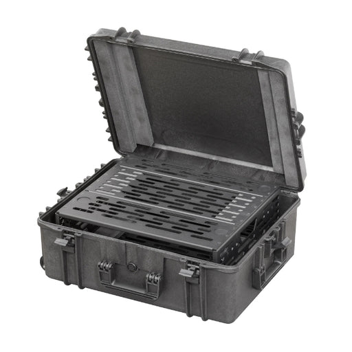 TOMcase 19 Zoll Rack-Koffer XT620H250 inkl. Rackrahmen wahlweise mit 2 HE, 3 HE oder 4 HE
