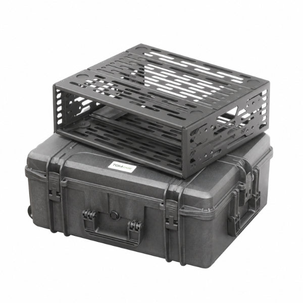 TOMcase 19 Zoll Rack-Koffer XT620H250 inkl. Rackrahmen wahlweise mit 2 HE, 3 HE oder 4 HE
