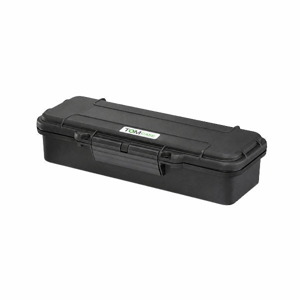 TOMcase XT005 Outdoor-Etui-Koffer geschlossen mit Tragegriff – robuster wasserdichter Transportkoffer für Technik und Zubehör