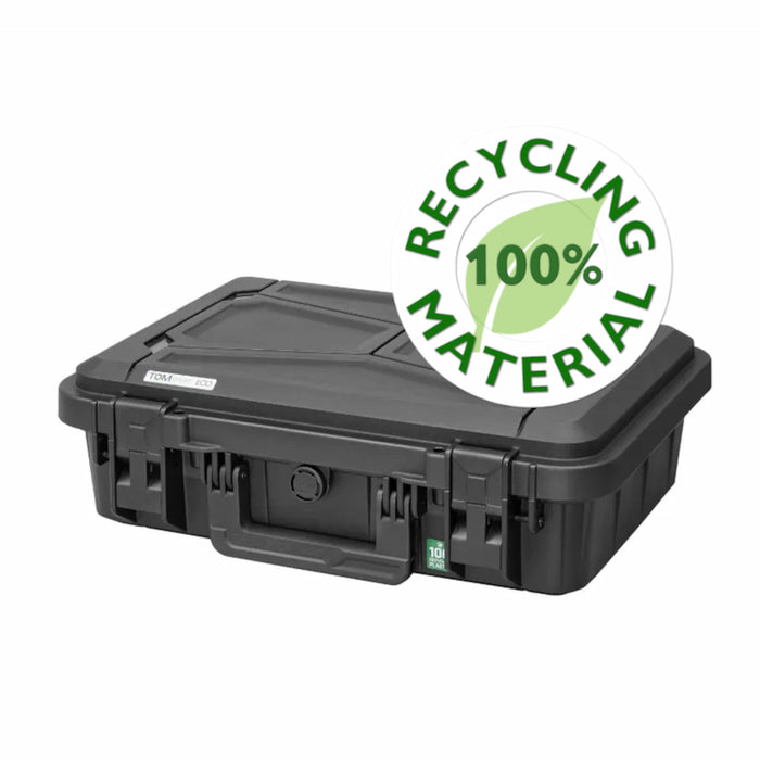TOMcase Drohnenkoffer für DJI Mini 5 Pro - "Ready-to-Fly" - ECO. Nachhaltiger ECO Koffer aus 100 % recyceltem Material