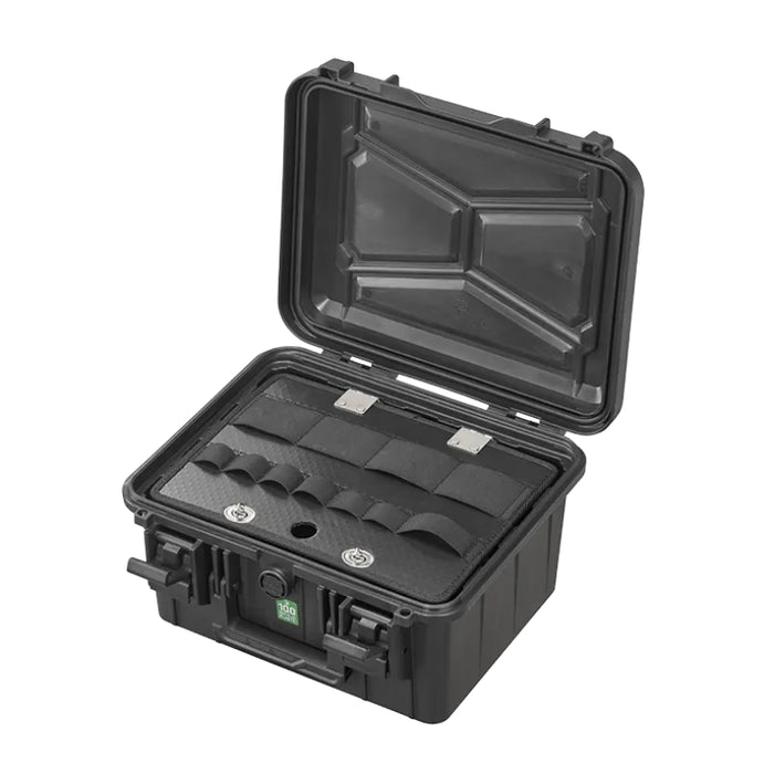 Robuster Werkzeugkoffer Größe S mit Platz für kleine Werkzeugausstattung dank Werkzeugtafel, stoßfest, spritzwassergeschützt und ideal für den mobilen Einsatz.