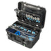 Robuster Werkzeugkoffer Größe M mit Platz für umfangreiche Werkzeugausstattung, stoßfest, spritzwassergeschützt und ideal für den mobilen Einsatz.
