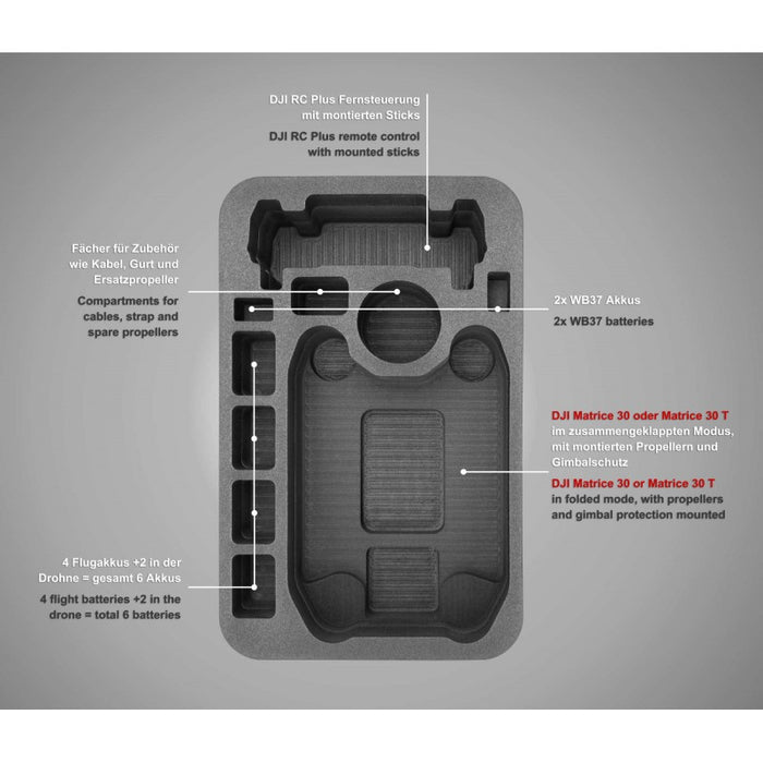TOMcase DJI Matrice 30 / 30T Backpack XL 