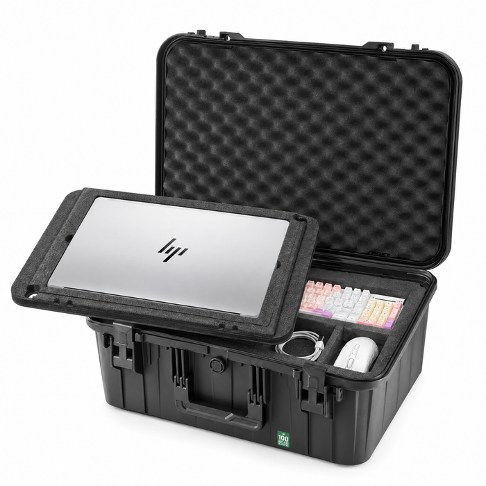 Mallette universelle ECO TOMcase pour ordinateur portable avec système d’insert modulaire 16"/17"/18" - ECO 90 / ECO 90D