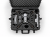 Bestückter TOMcase Koffer für DJI Matrice 4D/4TD in der Draufsicht – Drohne mittig, Fernsteuerung und Akkus im Inlay.