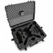 TOMcase Drohnenkoffer für DJI Matrice 4D/4TD geöffnet und leer – maßgefertigtes Inlay und gepolsterter Schaumstoff-Deckel.