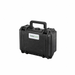 TOMcase XT200 Transportkoffer in Schwarz mit TOMcase-Logo, Schrägansicht
