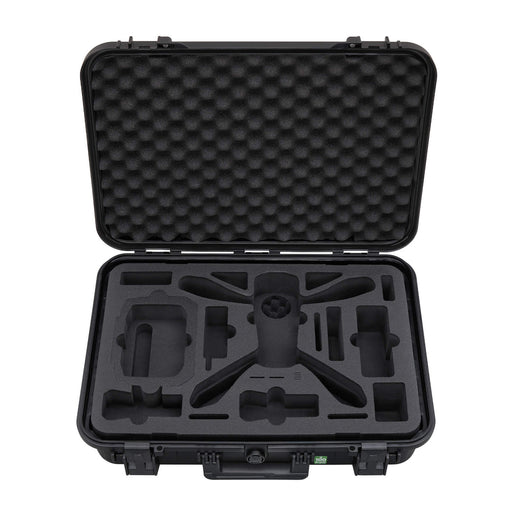 Robuster, leichter Drohnenkoffer aus 100% recycletem Material mit passgenauem Inlay für DJI Mavic 3 Pro und Zubehör, stoßfest für sicheren Transport und Aufbewahrung. Ohne Drohne.